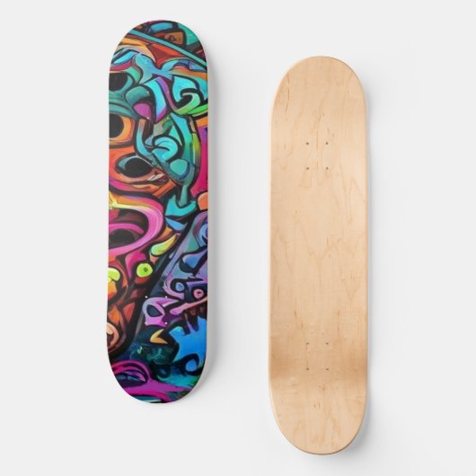 Graffiti Skateboard (Vorderseite)