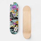 Graffiti Skateboard (Vorderseite)