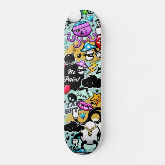 Graffiti Skateboard (Vorderseite)