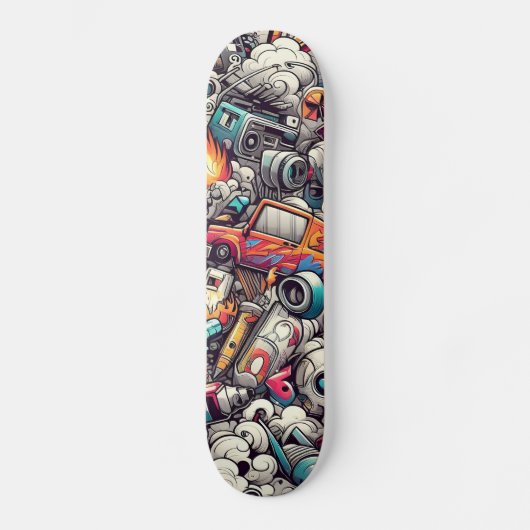 Graffiti Skateboard (Vorderseite)