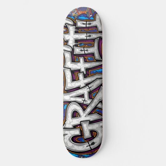 Graffiti Skateboard (Vorderseite)