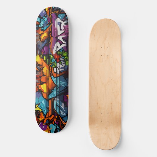 Graffiti Skateboard (Vorderseite)