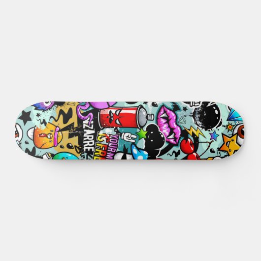 Graffiti Skateboard (Horizontal)