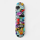 Graffiti Skateboard (Vorderseite)