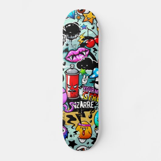 Graffiti Skateboard (Vorderseite)