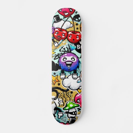 Graffiti Skateboard (Vorderseite)
