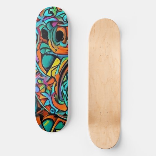Graffiti Skateboard (Vorderseite)