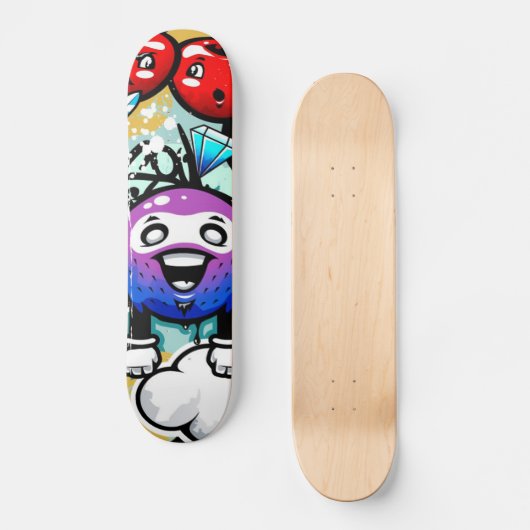 Graffiti Skateboard (Vorderseite)