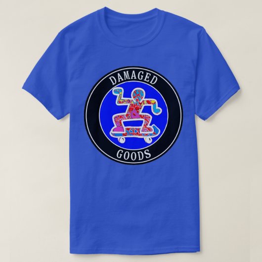 Graffiti-Skateboard Beschädigte Waren T-Shirt (Design vorne)