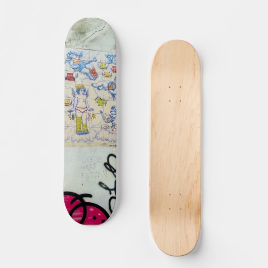Graffiti Skateboard, Einzigartiges Kunstwerk Skateboard (Vorderseite)