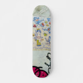 Graffiti Skateboard, Einzigartiges Kunstwerk Skateboard (Vorne)