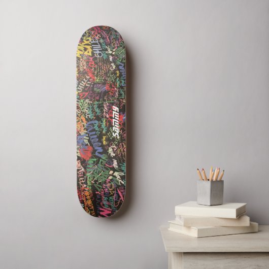 Graffiti-Skateboard für Ihre persönlichen Daten Skateboard (Wandkunst)