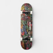 Graffiti-Skateboard für Ihre persönlichen Daten Skateboard (Vorderseite)