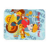 Graffiti Skateboard Kind Geburtstagsparty Magnet (Horizontal)