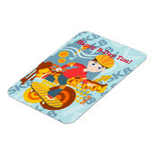 Graffiti Skateboard Kind Geburtstagsparty Magnet (Linke Seite)