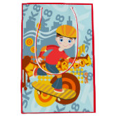 Graffiti Skateboard Kind Geburtstagsparty Mittlere Geschenktüte (Vorderseite)