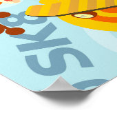 Graffiti Skateboard Kind Geburtstagsparty Poster (Ecke)