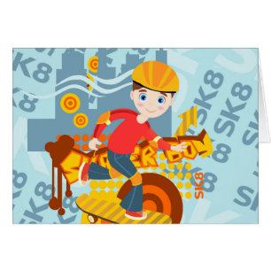 Graffiti-Skateboard-Kinder-Geburtstagsfeier