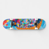 Graffiti Skateboard - Liebe, Diversity und Gleichh (Horizontal)