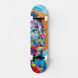 Graffiti Skateboard - Liebe, Diversity und Gleichh