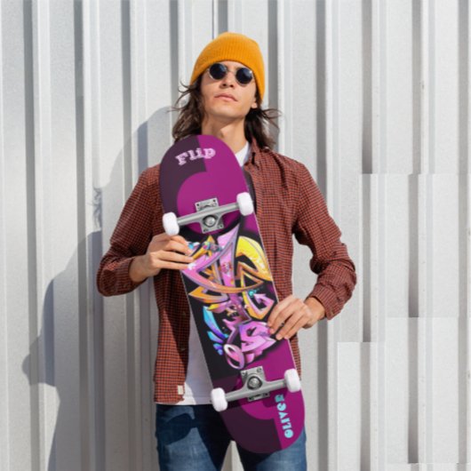 Graffiti Skateboard mit benutzerdefinierten Aufnah