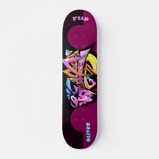 Graffiti Skateboard mit benutzerdefinierten Aufnah (Vorne)