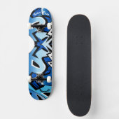 Graffiti Skateboard mit personalisierten Bildunter (Vorderseite)