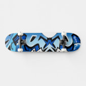 Graffiti Skateboard mit personalisierten Bildunter (Horizontal)