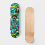 Graffiti-Skateboard Skateboard (Vorderseite)