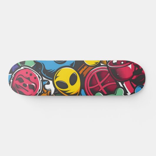 Graffiti-Skateboard Skateboard (Horizontal)