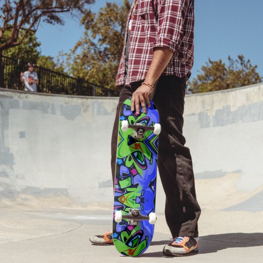Graffiti-Skateboard. Skateboard (Außenbereich 2)