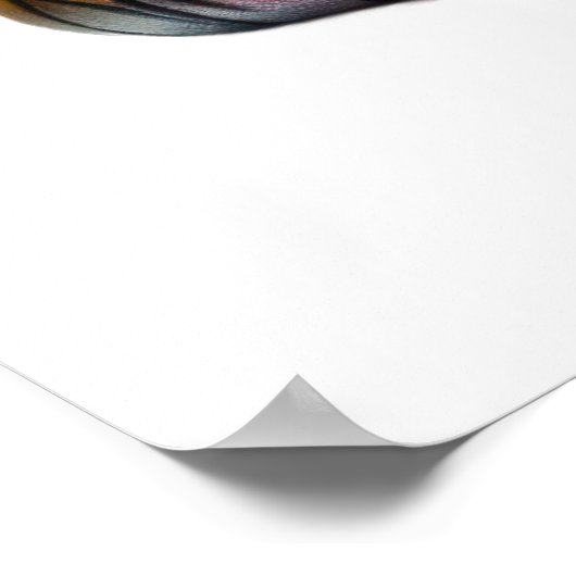 Graffiti Skull Art Poster (Ecke)