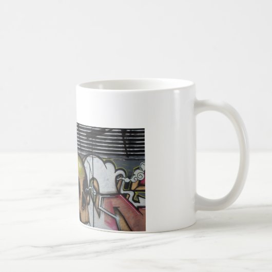 Graffiti Skull Kaffeetasse (Rechts)
