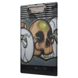 Graffiti Skull Klemmbrett