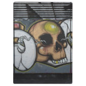 Graffiti Skull Klemmbrett (Rückseite)