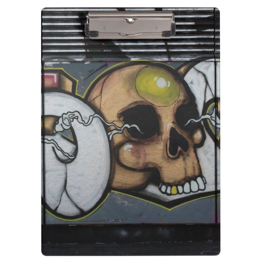 Graffiti Skull Klemmbrett (Vorderseite)