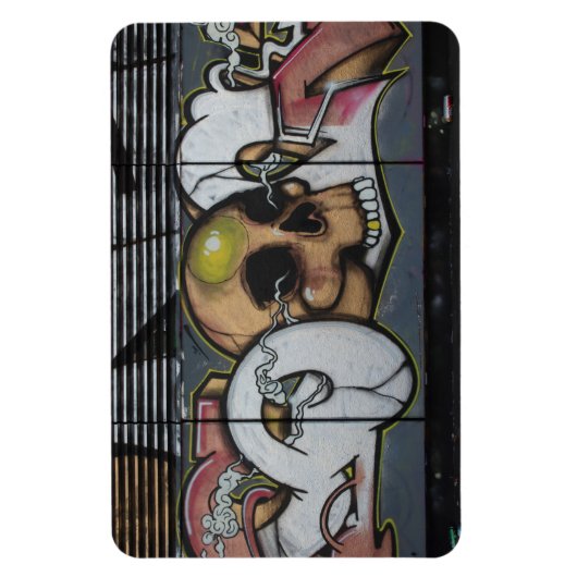 Graffiti Skull Magnet (Vertikal)