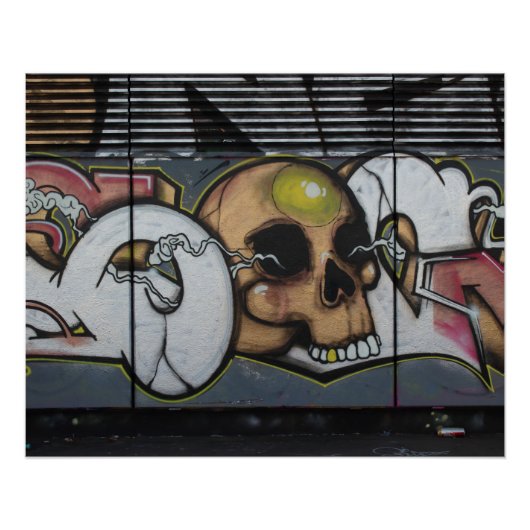 Graffiti Skull Poster (Vorderseite)