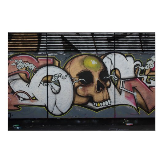 Graffiti Skull Poster (Vorderseite)