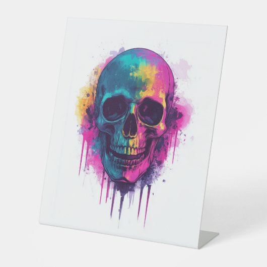 Graffiti Skull Rebel Sockelschild (Vorderseite)