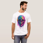 Graffiti Skull Rebel T-Shirt (Vorne ganz)
