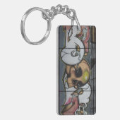 Graffiti Skull Schlüsselanhänger (Vorderseite links)