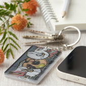 Graffiti Skull Schlüsselanhänger (Vorderseite rechts)