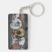 Graffiti Skull Schlüsselanhänger (Rückseite)