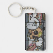 Graffiti Skull Schlüsselanhänger (Vorderseite)