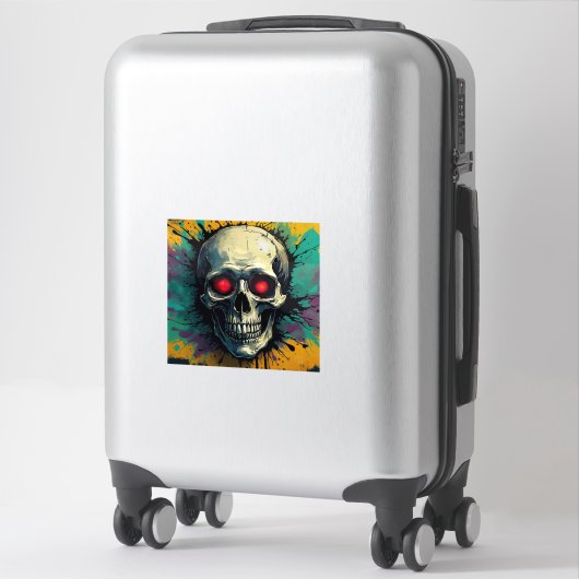 Graffiti Skull Sticker 2 (Koffer)