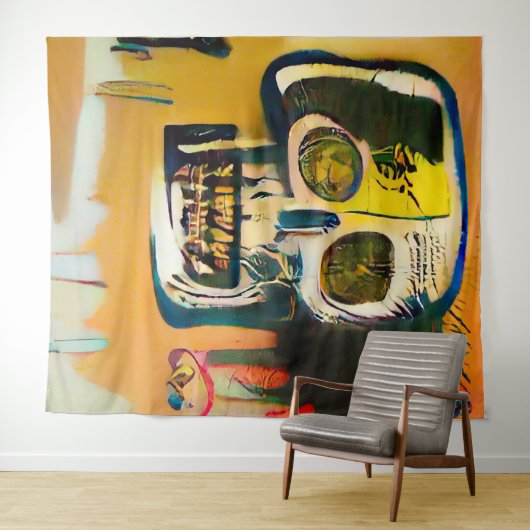 Graffiti Skull Wandteppich (Beispiel (Horizontal))