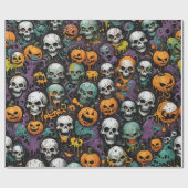 Graffiti Skulls Geschenkpapier (Flach)