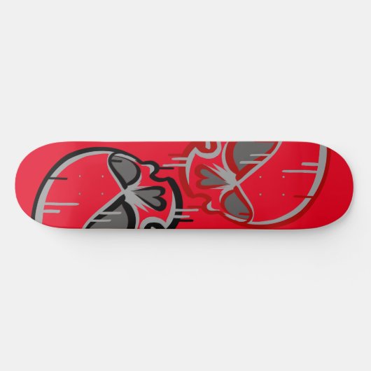Graffiti Skulls Skateboard (Horizontal)