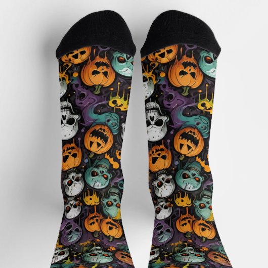 Graffiti Skulls Socken (Oben)